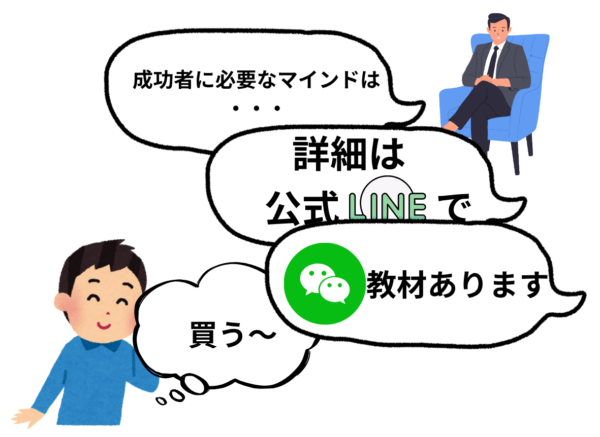 Xで興味を持ってもらい、詳しい案内や商品・サービスにつなげる流れの例